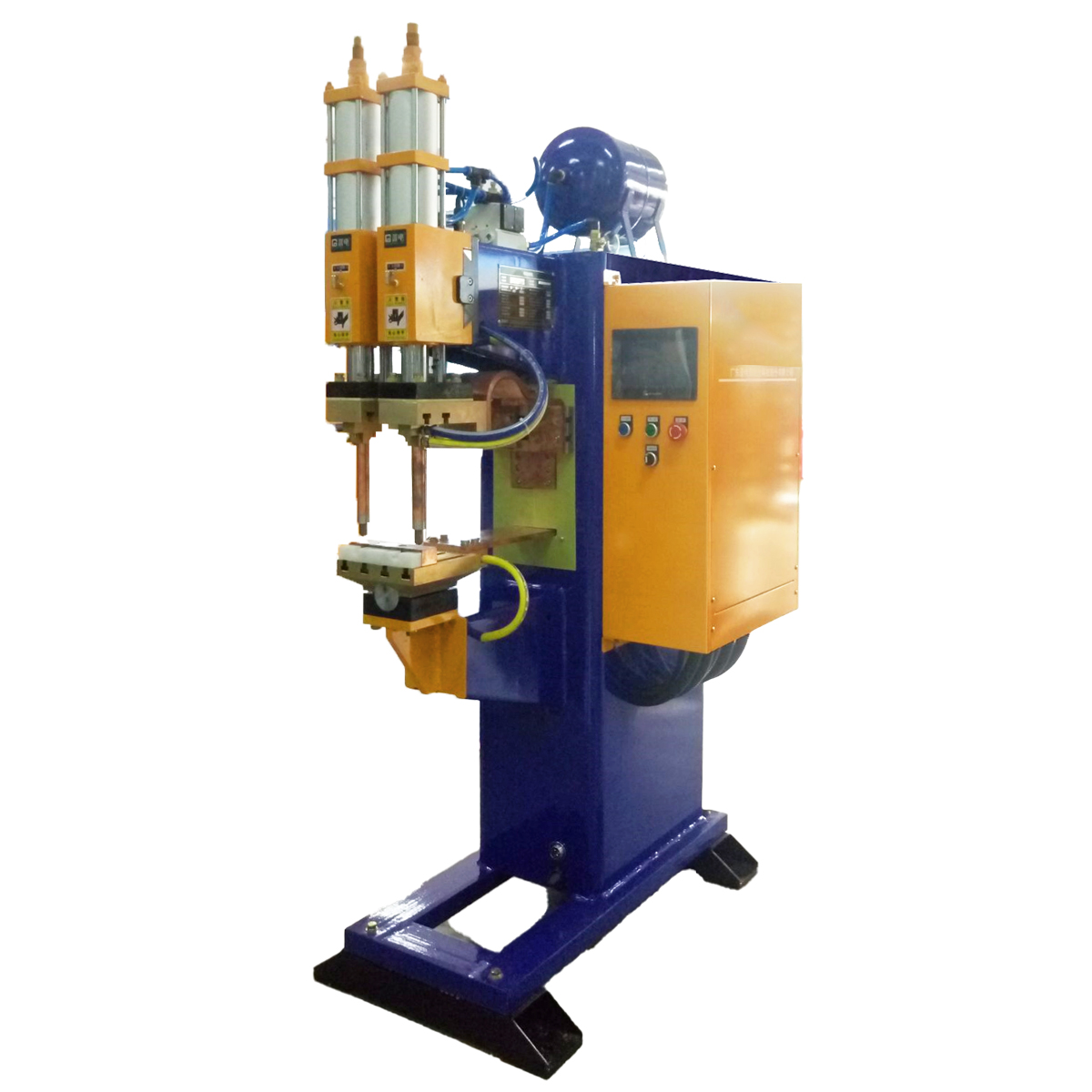 Zgrzewarka punktowa z podw&oacute;jną głowicą